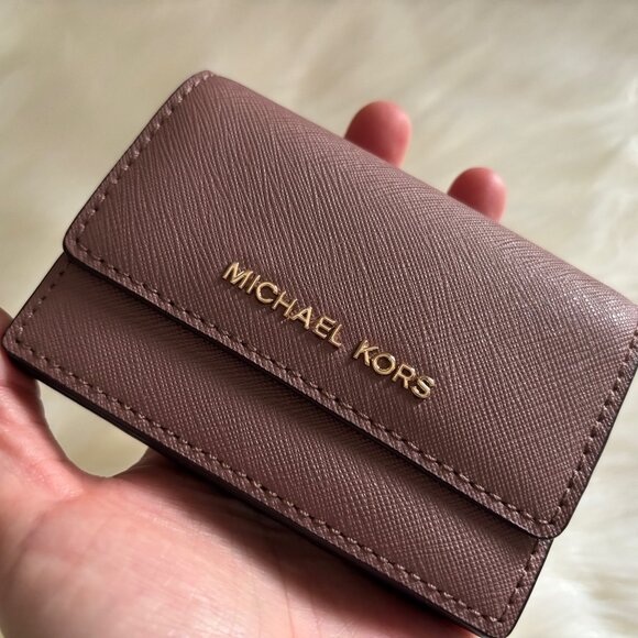 Michael Kors Compact Card Holder Wallet - Picture 1 of 16